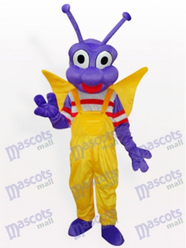 Purple BEE Bo Dudu Adult Mascot Costume