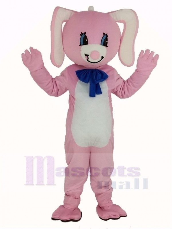 Easter Pink Rabbit Mascot Costume Animal