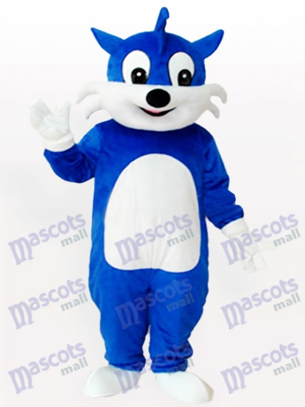 Blue Cat Adult Mascot Costume