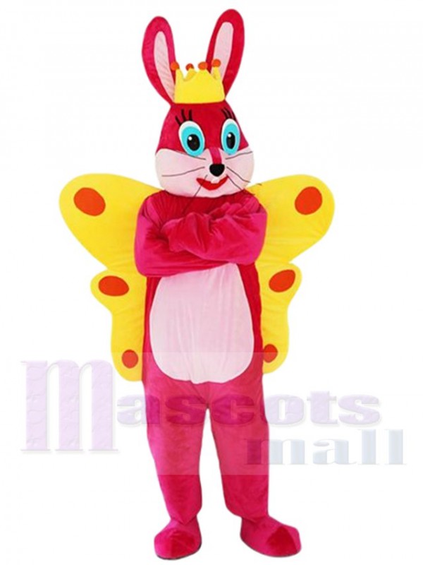 Butterfly Rabbit Bunny mascot costume