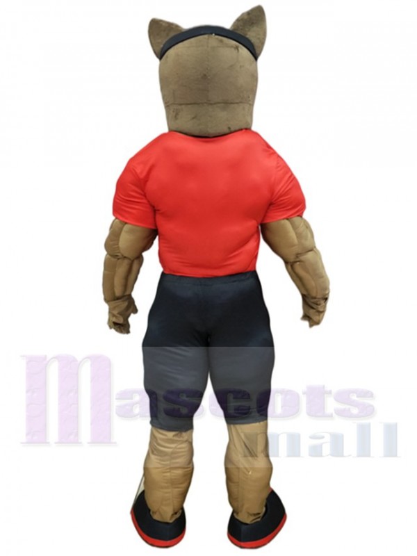Wolf mascot costume