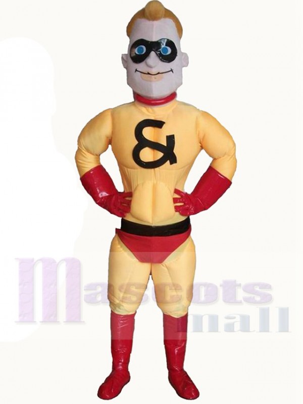 Superhero mascot costume