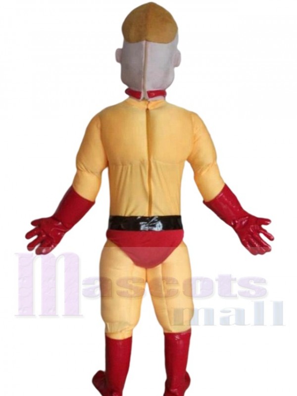 Superhero mascot costume