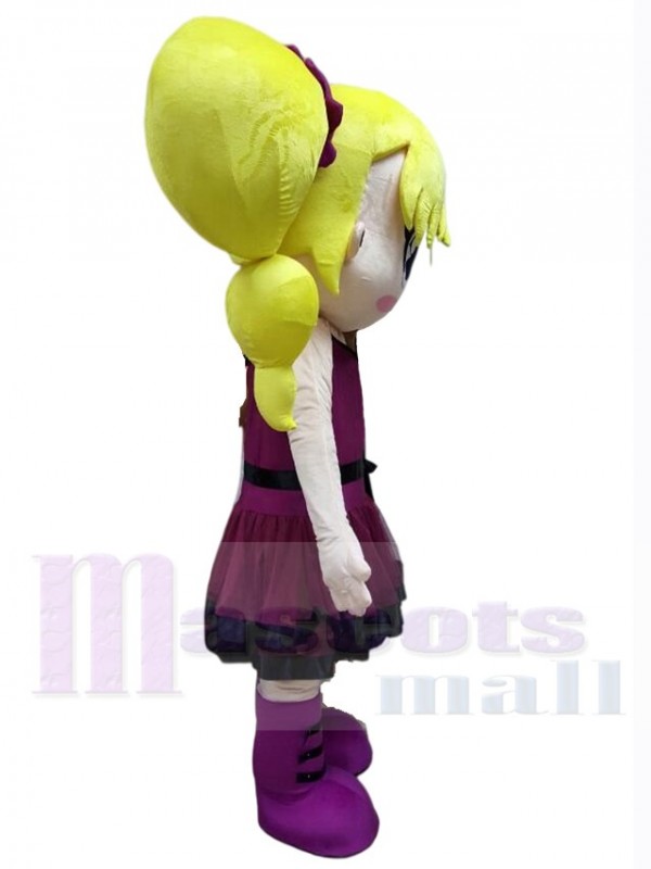 Girl mascot costume