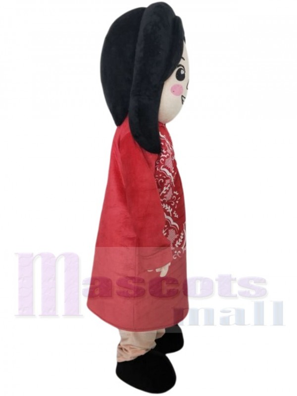Woman mascot costume