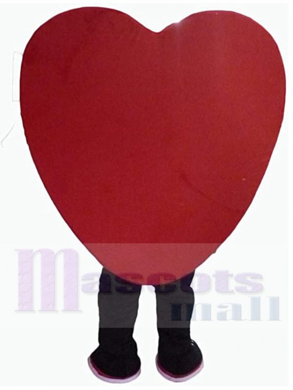 Red Heart mascot costume