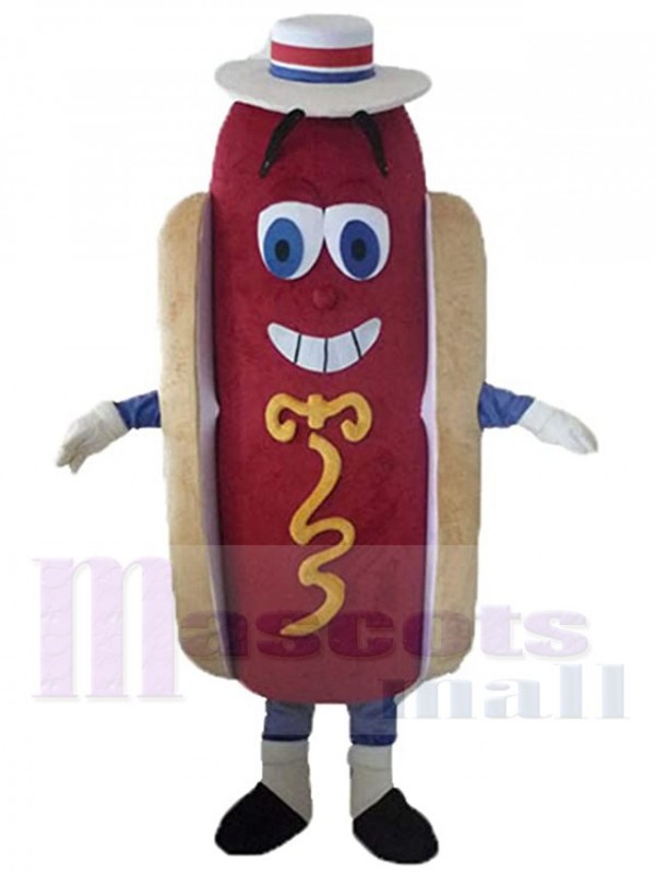 Hotdog mascot costume