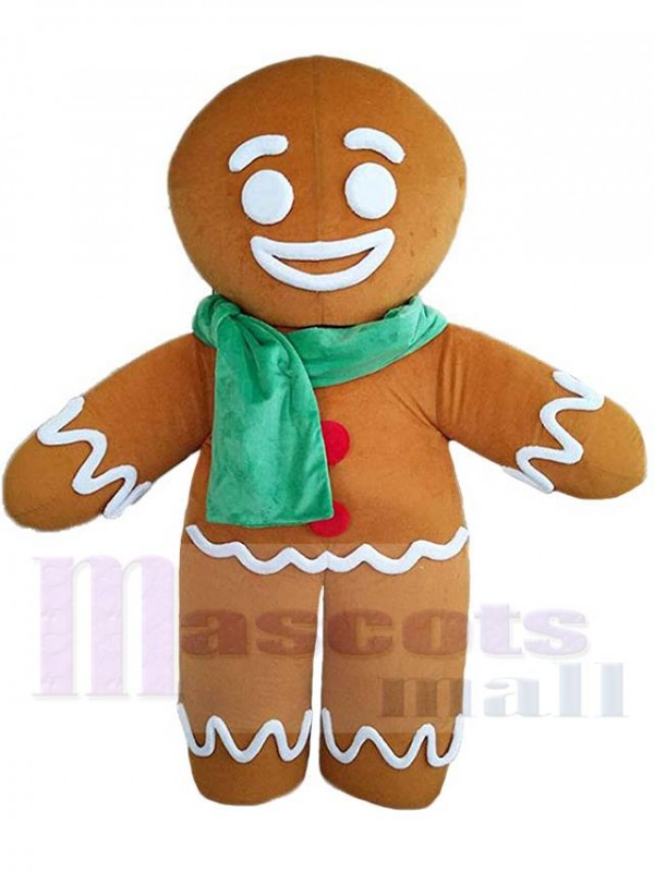 Gingerbread Man mascot costume