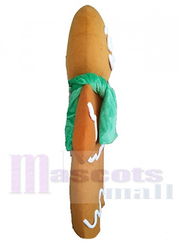 Gingerbread Man mascot costume