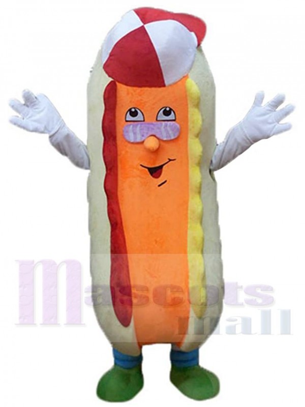 Hotdog mascot costume