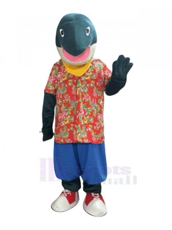 Shark mascot costume