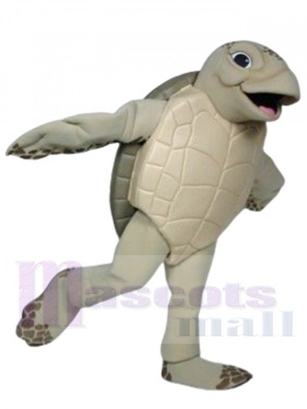 Luna The Sea Turtle mascot costume
