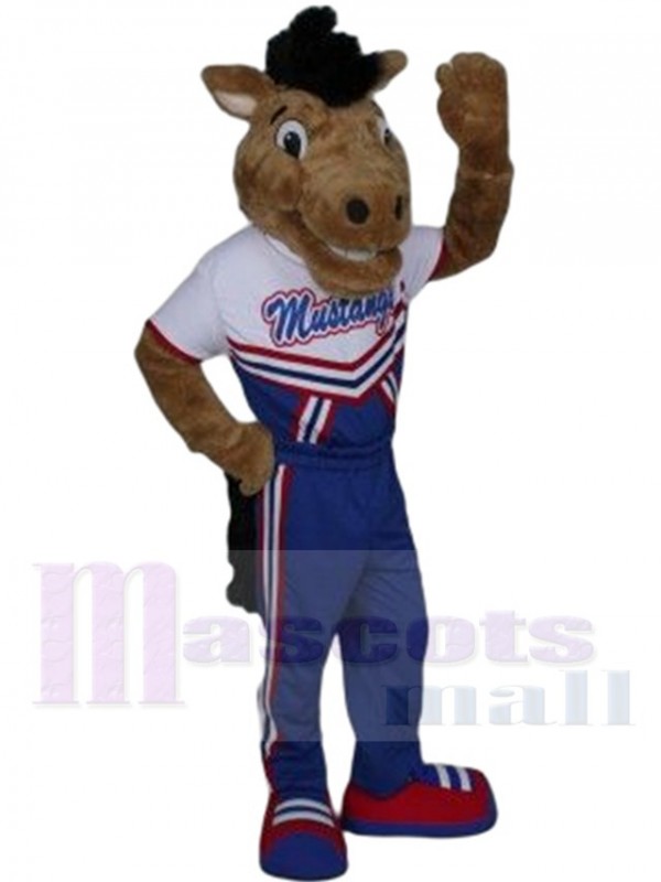 Mustang Horse mascot costume