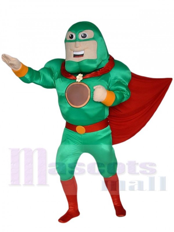 Superhero mascot costume