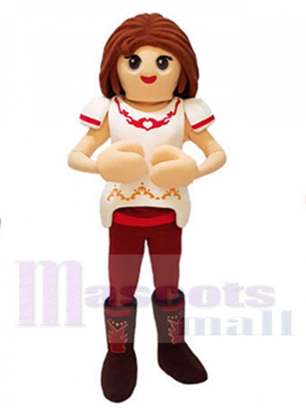 Female mascot costume