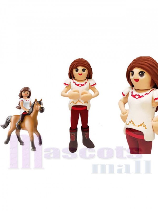 Female mascot costume