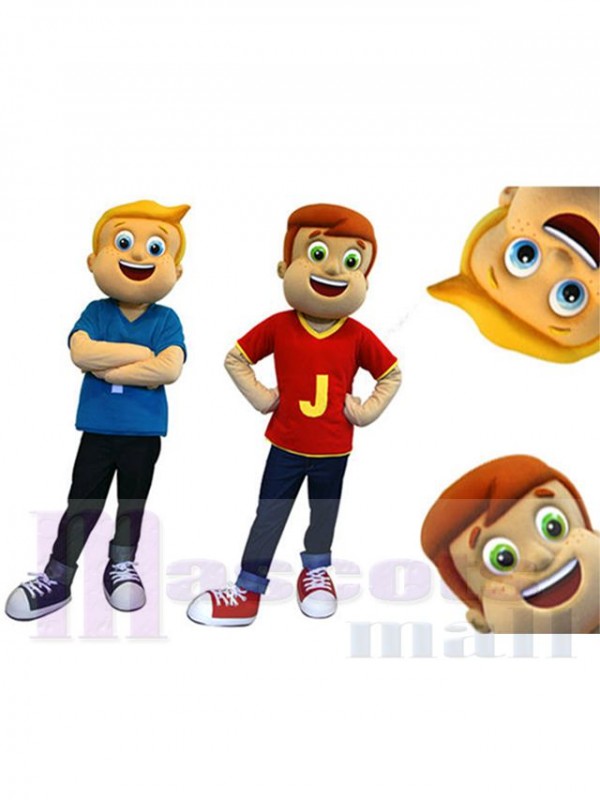 Boy mascot costume
