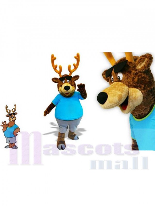 Reindeer mascot costume