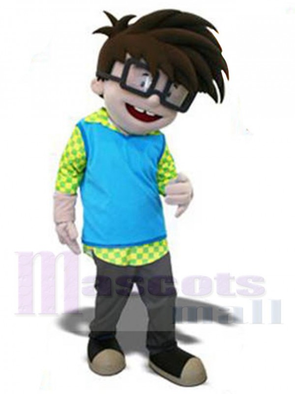 Boy and Girl mascot costume