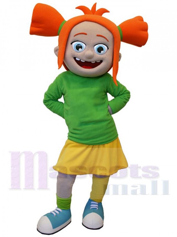 Boy and Girl mascot costume