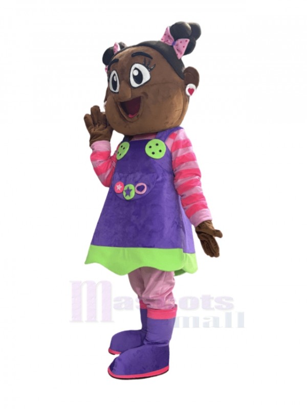 Girl mascot costume