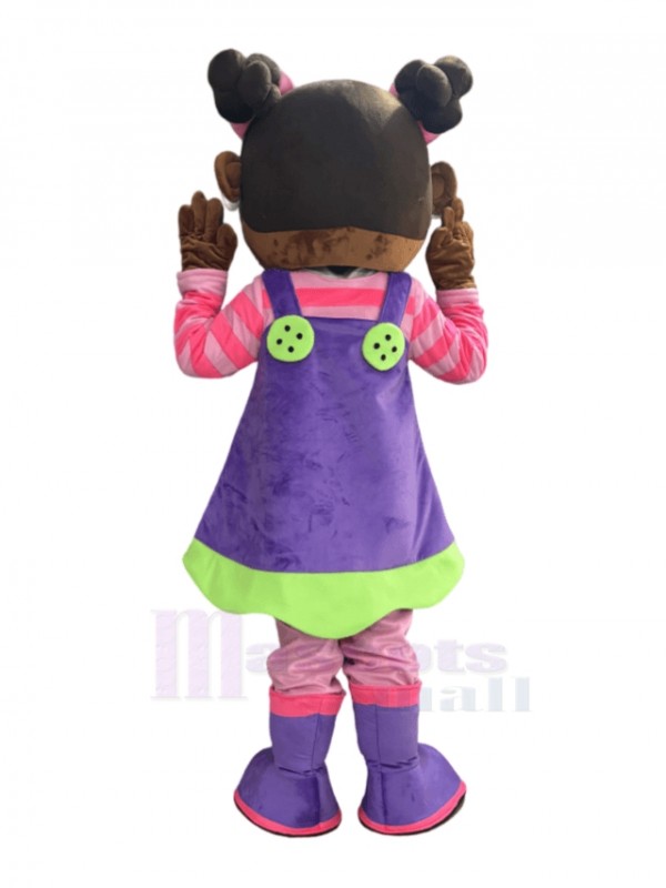 Girl mascot costume