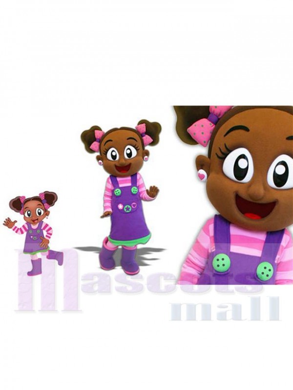 Girl mascot costume