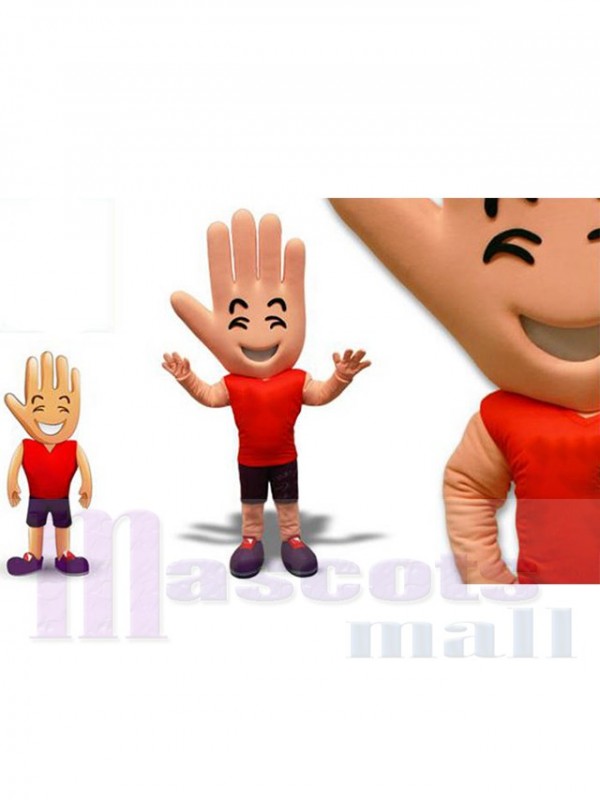 Palm Hand mascot costume