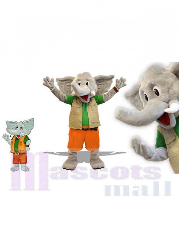 Elephant mascot costume