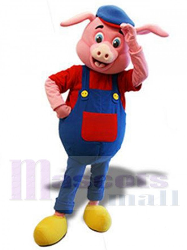 Pig mascot costume
