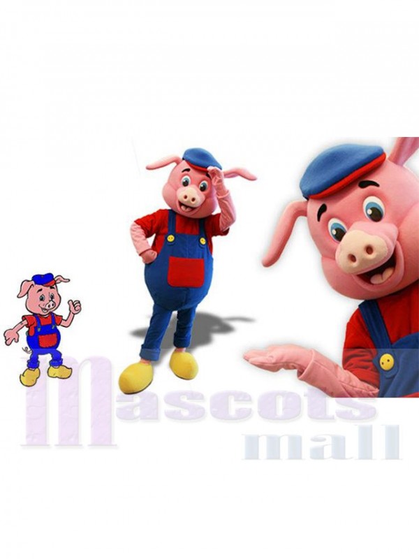Pig mascot costume