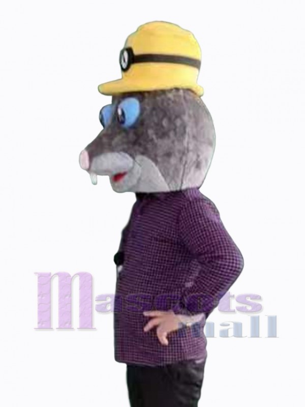 Mole mascot costume