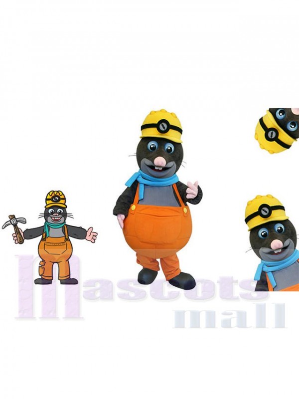 Mole mascot costume