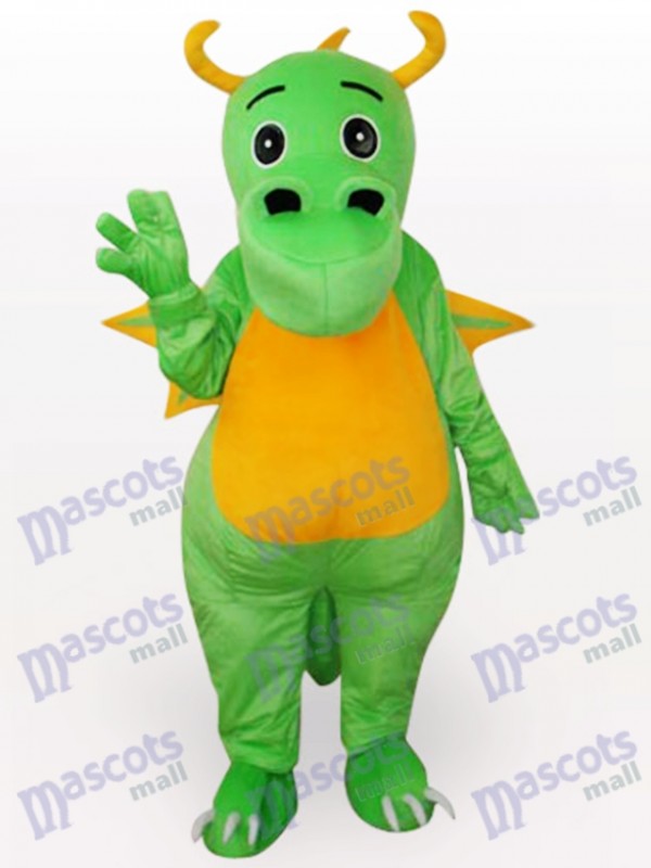 Green Dinosaur Animal Adult Mascot Funny Costume