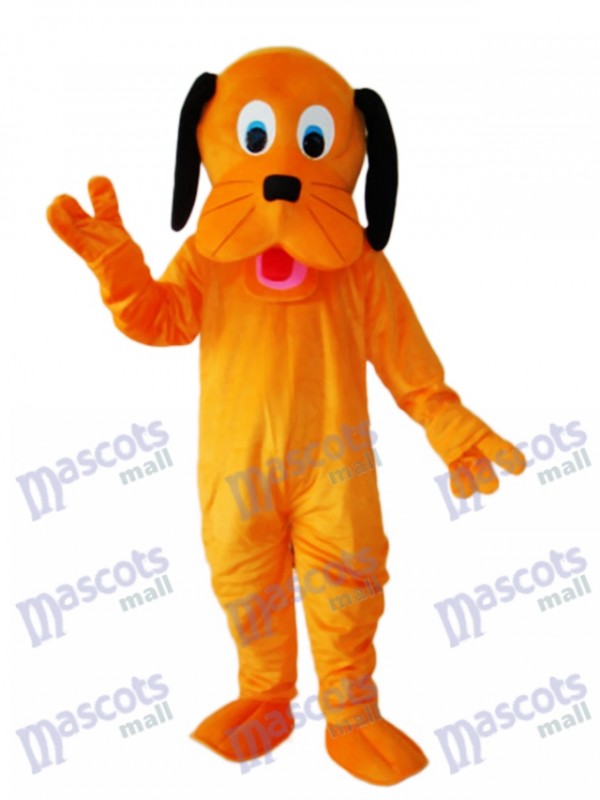 Orange Dog Mascot Adult Costume