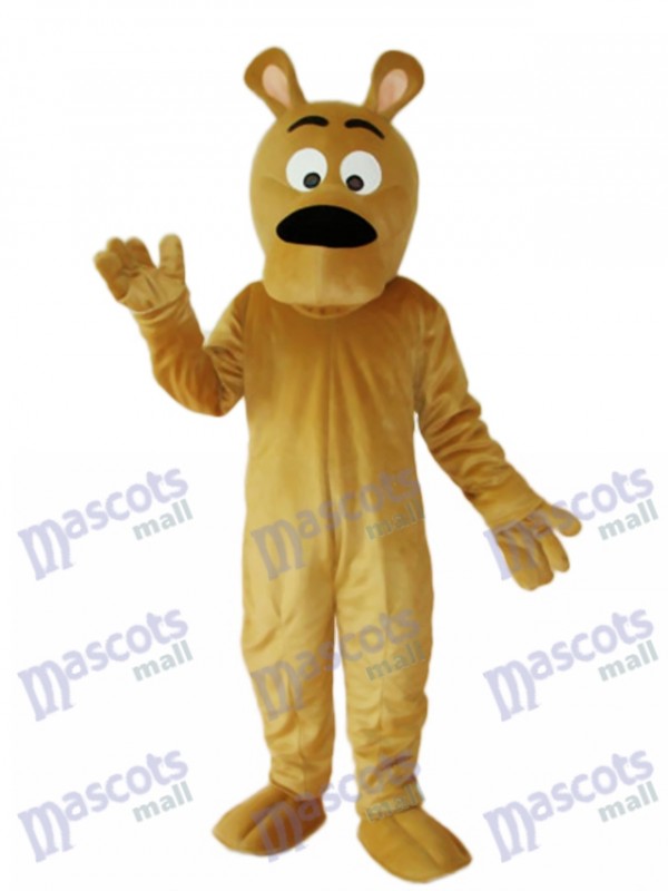 Grey Dog Mascot Adult Costume