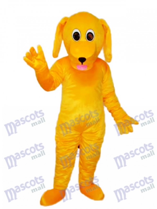 Yellow Dog Mascot Adult Costume