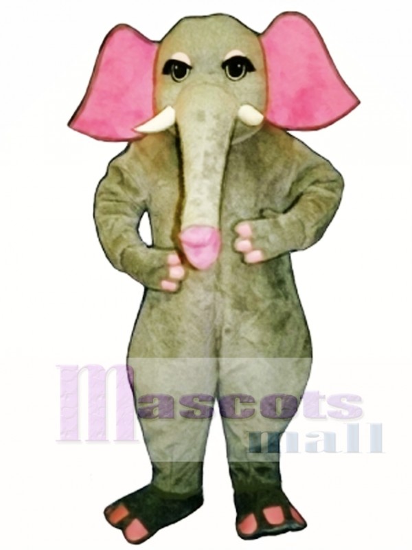Girl Elephant Mascot Costume