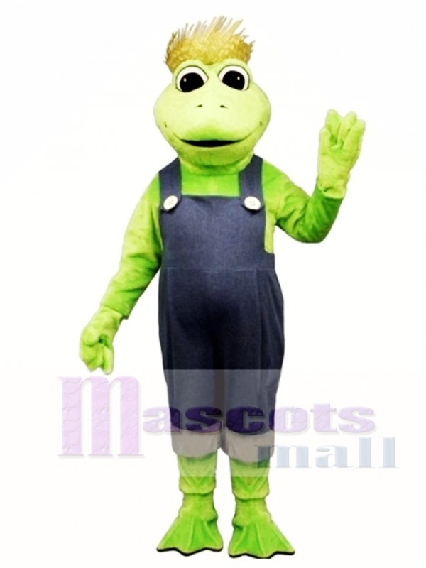 frog in overalls plush