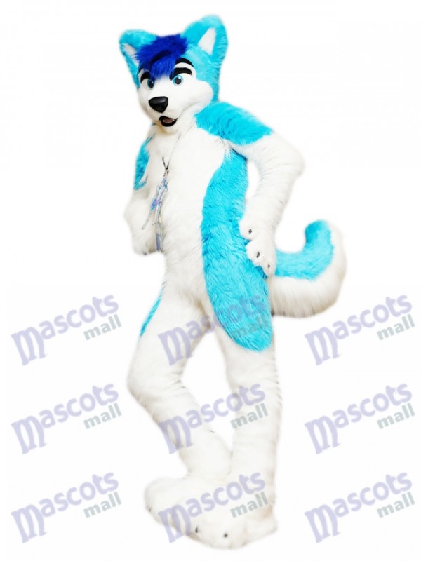 Husky Dog Adult Mascot Costume