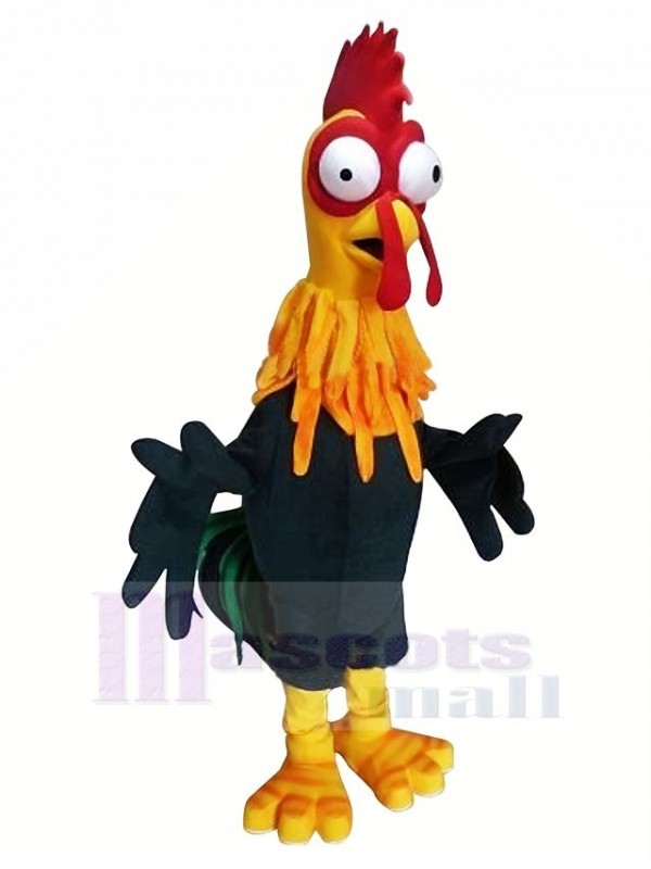 Rooster with Big Eyes Mascot Costumes Cartoon