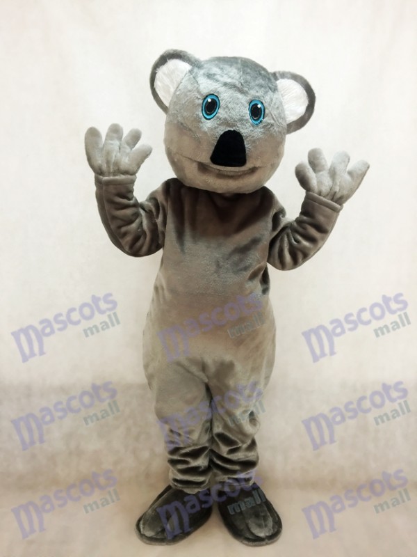 Grey Koala Bear Mascot Costume