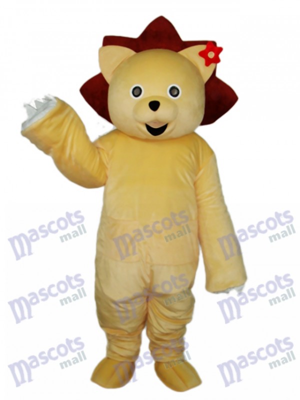 Golden Lion Mascot Adult Costume