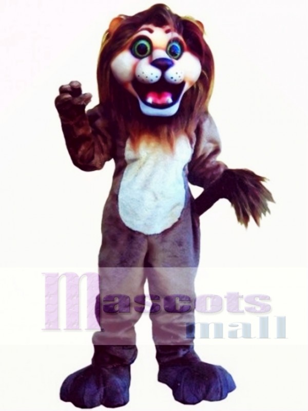 Cute Andy Lion Mascot Costume