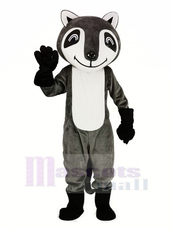 Gray Raccoon Mascot Costume Animal