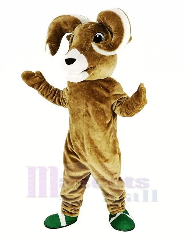 Sport Brown Ram Mascot Costume
