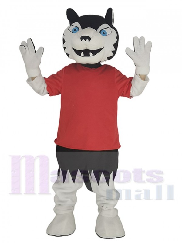 Wolf mascot costume