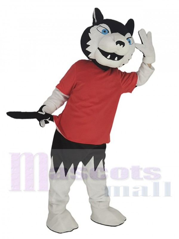 Wolf mascot costume