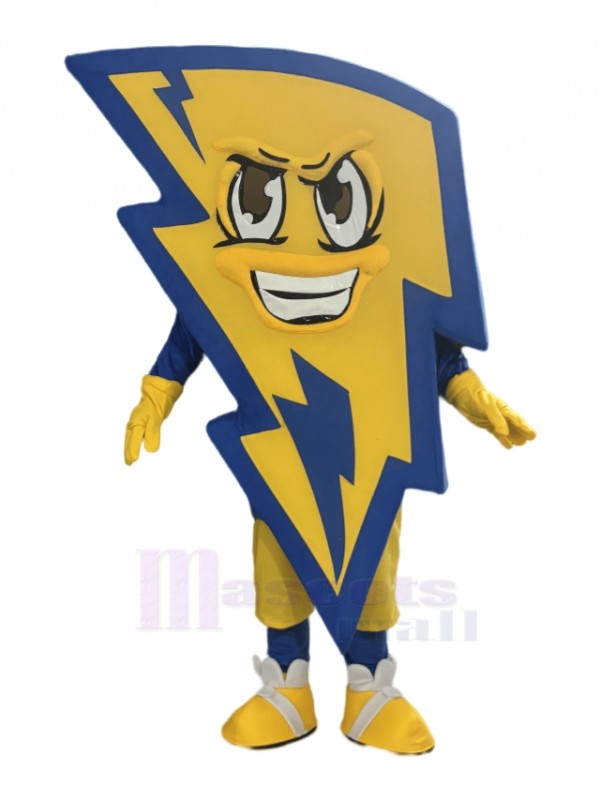 Lightning mascot costume