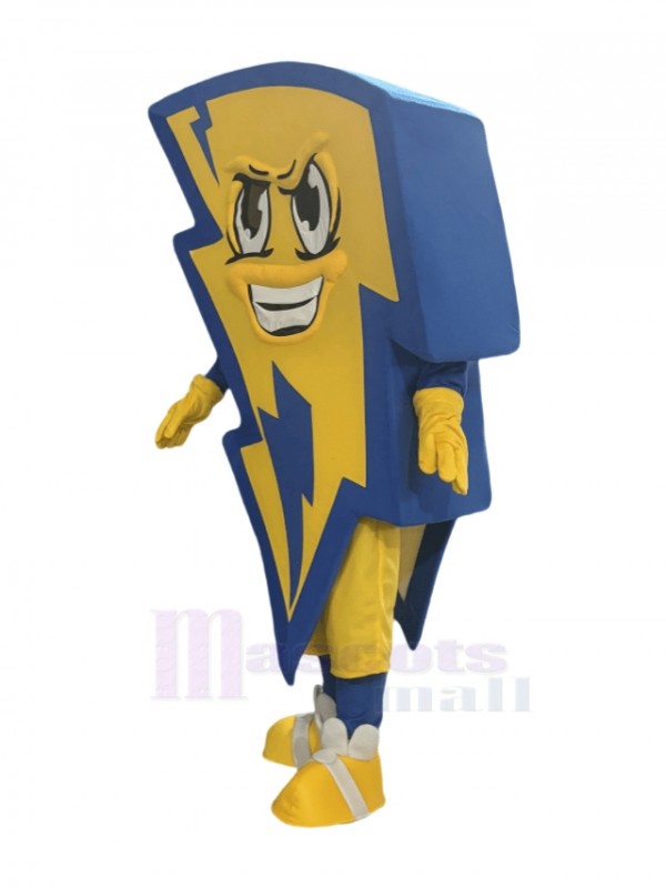 Lightning mascot costume